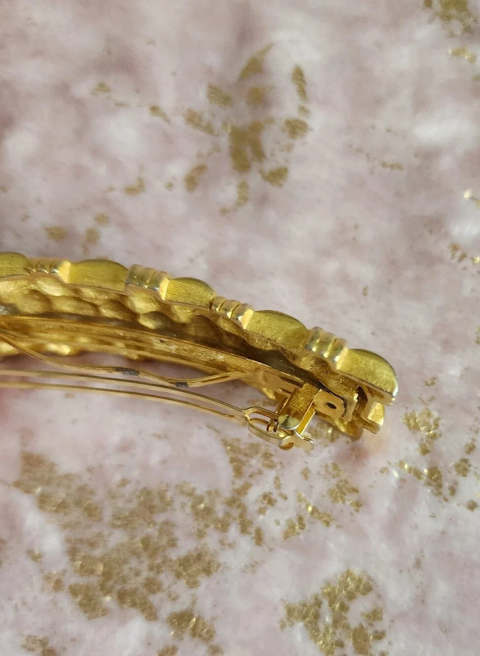 HAIR CLIP | Gold Woven Barrette Hair Clip